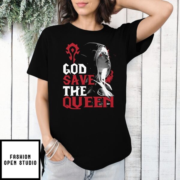 World Of Warcraft God Save The Queen Sylvanas Windrunner T-Shirt