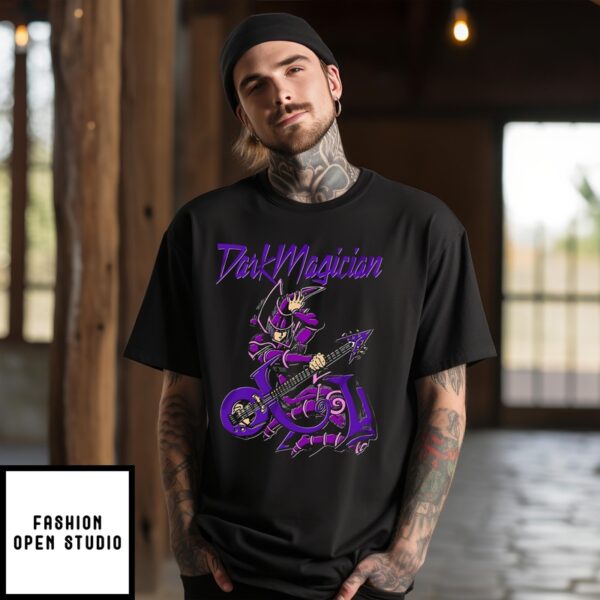 Yu-Gi-Oh Dark Magician Play Rock T-Shirt