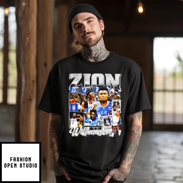 Zion Williamson Duke Blue Devils Basketball Graphic T-Shirt