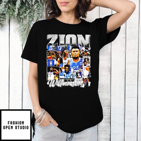 Zion Williamson Duke Blue Devils Basketball Graphic T-Shirt