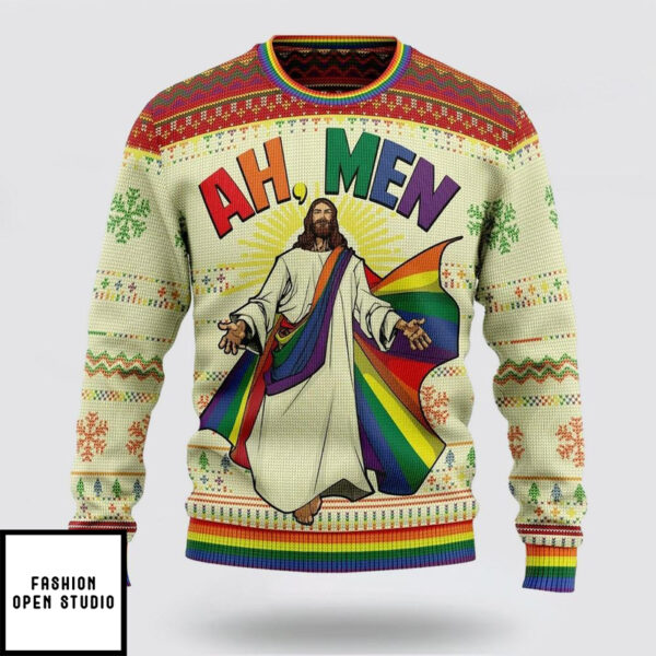 Ah Men Ugly Christmas Sweater