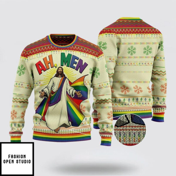 Ah Men Ugly Christmas Sweater