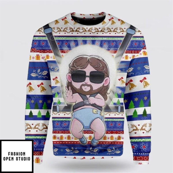 Baby Jesus Ugly Christmas Sweater