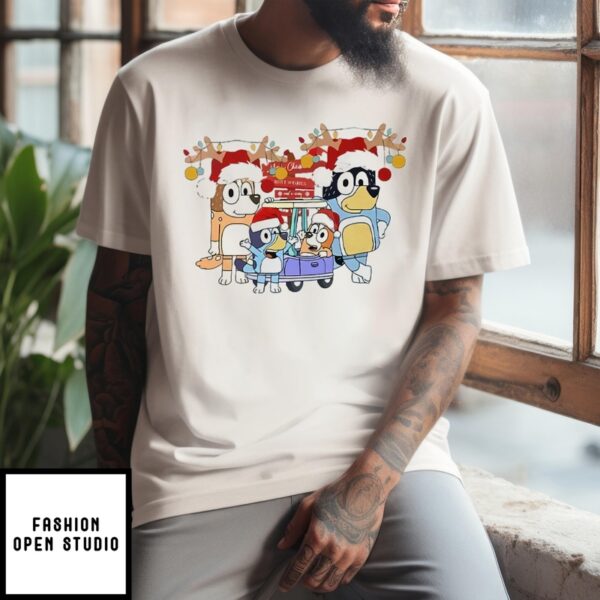 Bluey Family Christmas T-Shirt