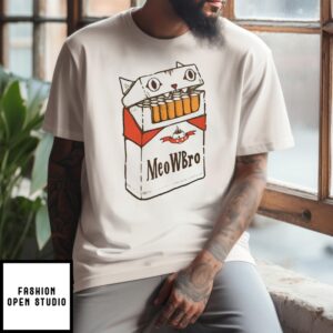 Cat Cigarette Meobro T-Shirt