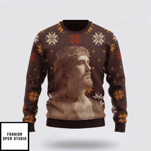 Christ God Ugly Christmas Sweater