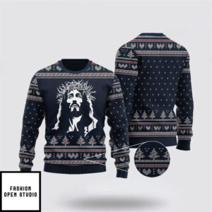 Christian God Ugly Christmas Sweater