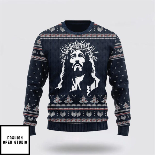 Christian God Ugly Christmas Sweater