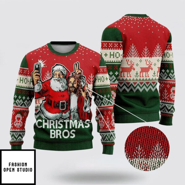 Christmas Bros Ugly Christmas Sweater