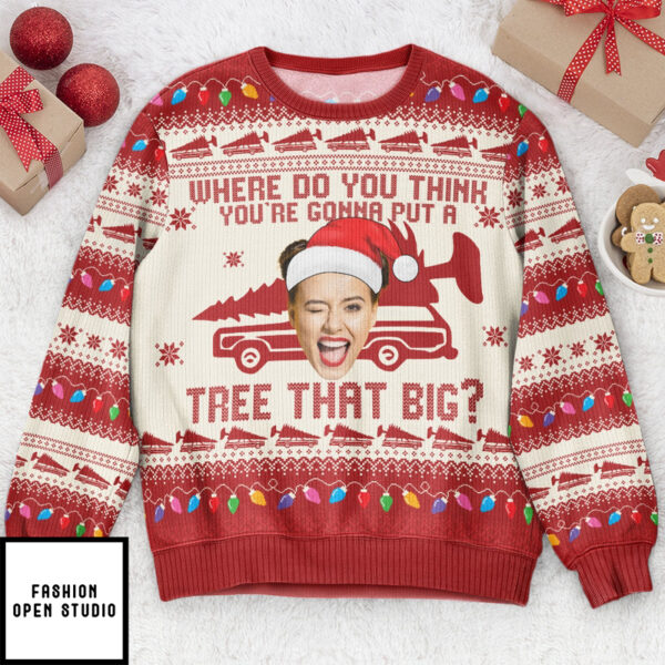 Custom Face Bend Over & I’ll Show You Personalized Photo Ugly Sweater