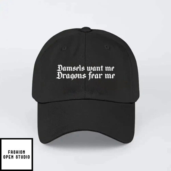 Damsels Want Me Dragons Fear Me Hat