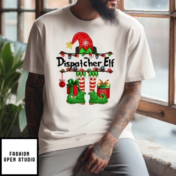 Dispatcher Elf Christmas 2024 T-Shirt