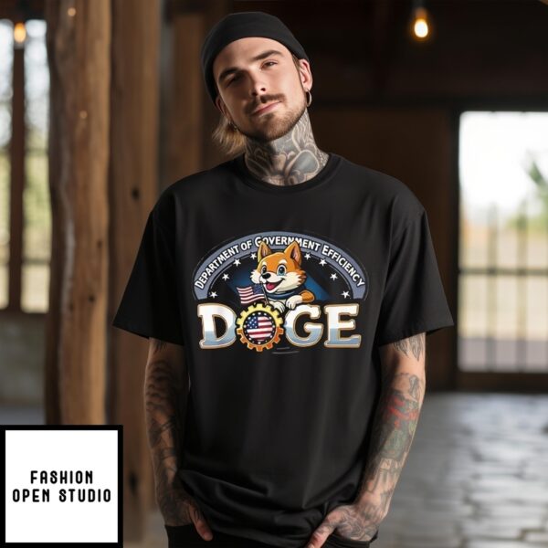 Doge Crypto Meme Department Of Government Efficiency T-Shirt