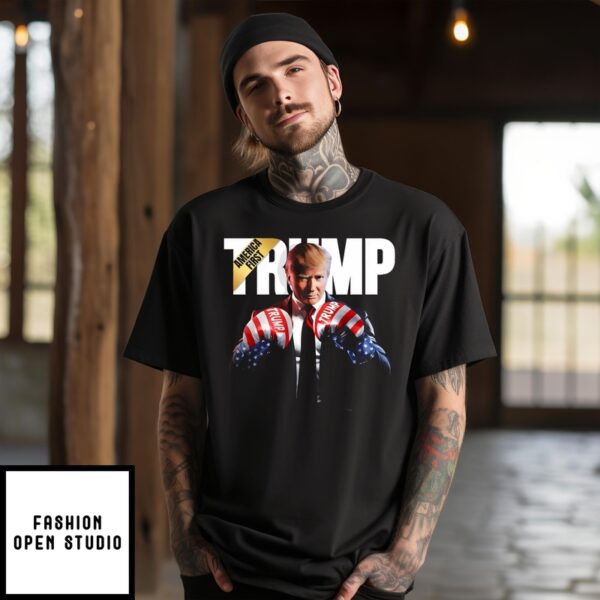 Donald Trump America First Boxing 2024 T-Shirt