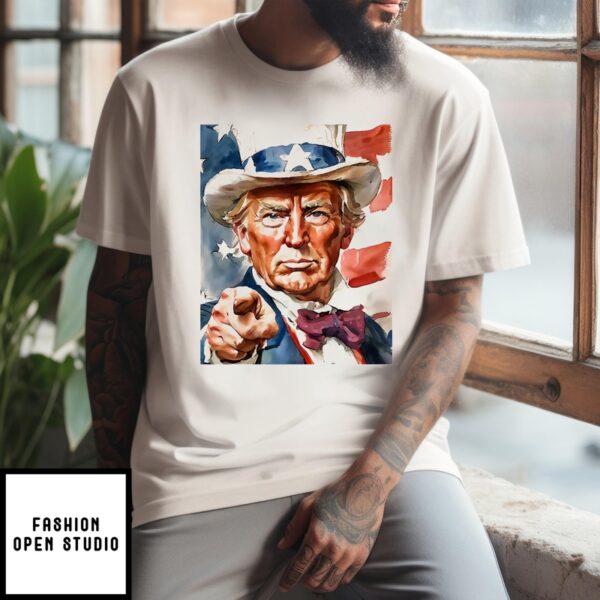 Donald Trump Uncle Sam Make America Great Again 2024 T-Shirt