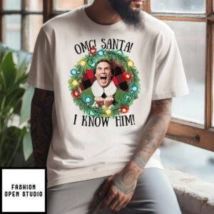 Elf OMG Santa I Know Him Christmas 2024 T-Shirt