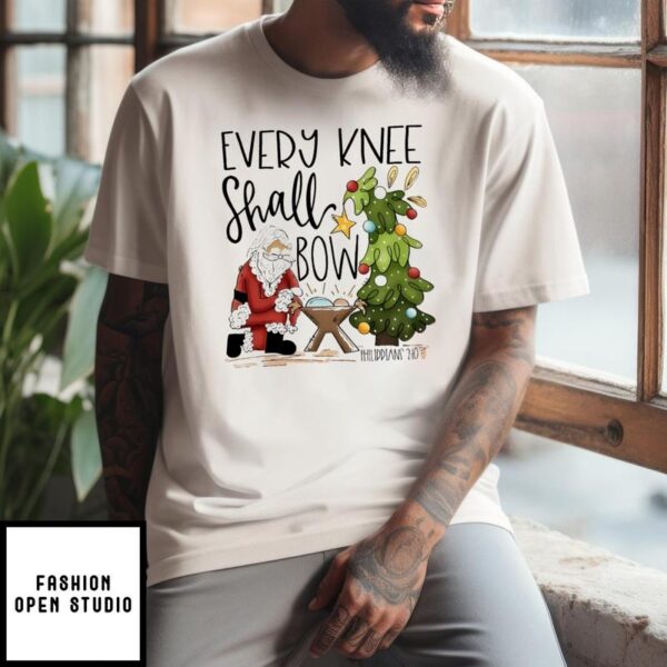 Every Knee Shall Bow Christmas 2024 T-Shirt