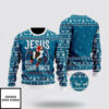 Funny Jesus Has Your Back Jiu Jitsu Ugly Christmas Sweater