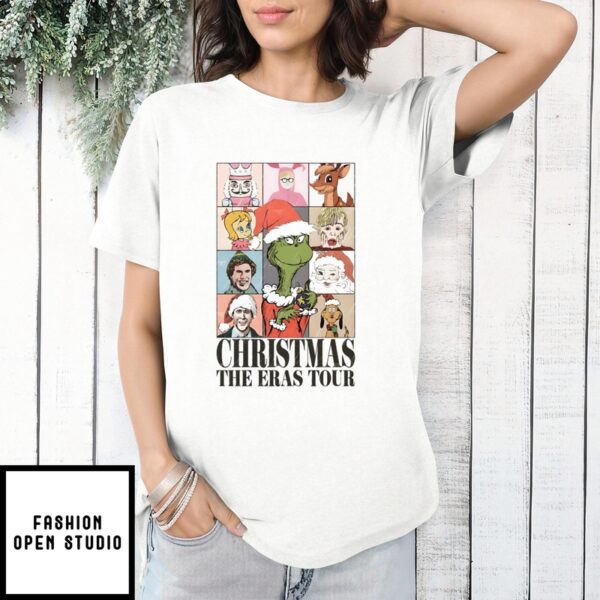 Grinch Christmas The Eras Tour Vintage 2024 T-Shirt