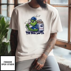 Grinch Usps The Real Santa 2024 T-Shirt