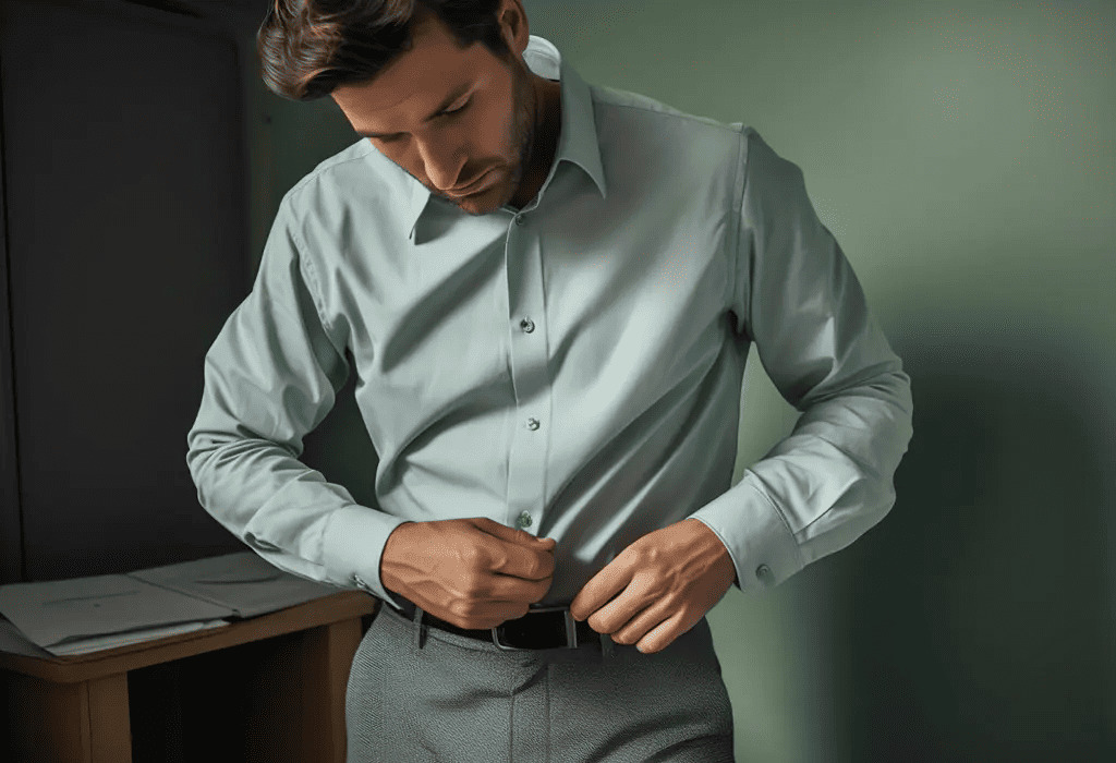 How To Tuck In A Shirt 1