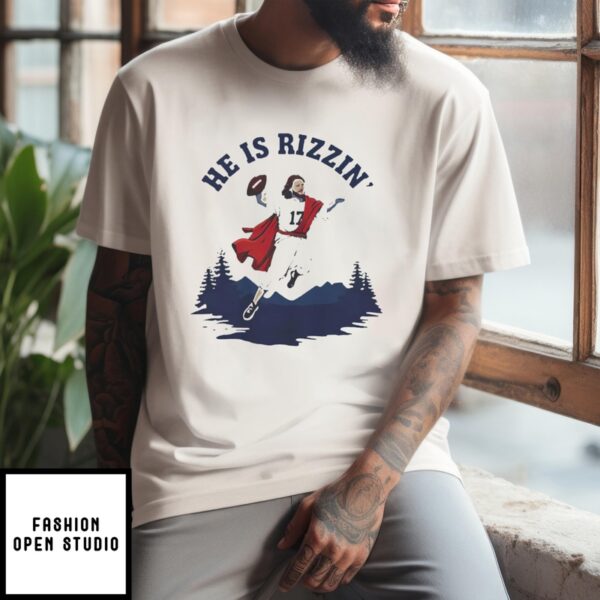 Jesus Basketball He Is Rizzin 2024 T-Shirt