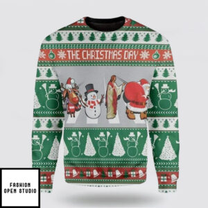 Jesus Santa Claus Ugly Christmas Sweater