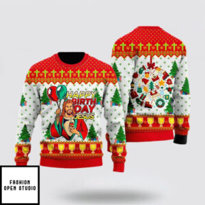 Jesus’s Birthday Ugly Christmas Sweater