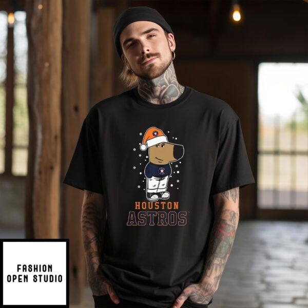 Just A Chill Guy Chill With Houston Astros Christmas T-Shirt