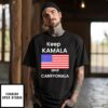 Keep Kamala And Carry On A American Flag T-Shirt