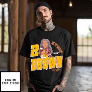 Kyson Brown  Texas State Football Caricature T-Shirt