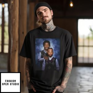 Lamar Jackson And Derrick Henry Baltimore Ravens Step Brothers T-Shirt