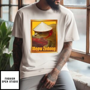 Meow Zedong Meme 2024 T-Shirt