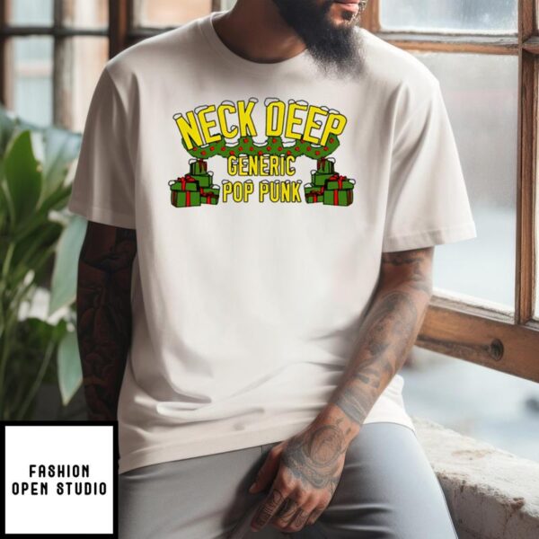 Neck Deep Generic Pop Punk Christmas Edition T-Shirt