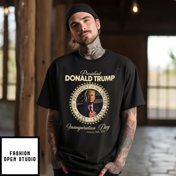 President Donald Trump Inauguration Day January 20Th 2025 T-Shirt