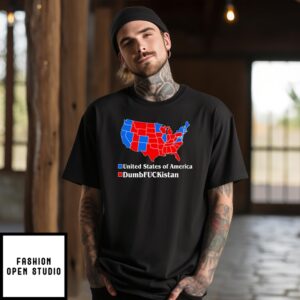 Red United States Of America Blue Dumfuckistan 2024 T-Shirt