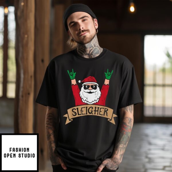 Santa Claus Sleigher Christmas 2024 T-Shirt