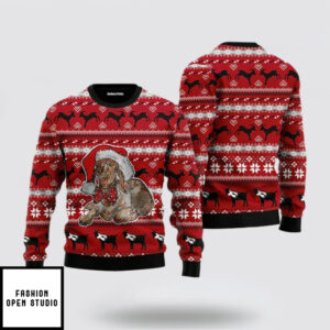 Santa Goat Ugly Christmas Sweater