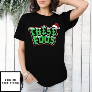 Santa Hat These Foos Christmas T-Shirt