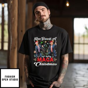 Santa Trump Have Yourself A Maga Christmas T-Shirt