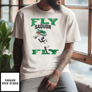 Saquon Barkley The Reverse Hurdle Jarrian Jones Fly Philly T-Shirt