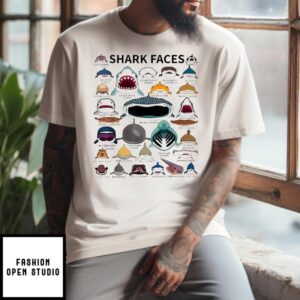 Shark Faces 2024 T-Shirt