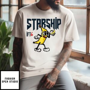 Starship Flight 6 Banana Power T-Shirt