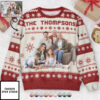 The Family Personalized Photo Ugly Sweater