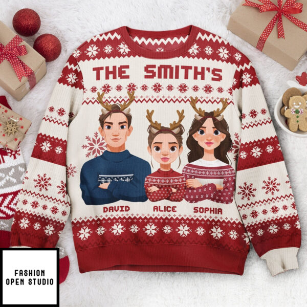 This Is Our Family – Personalized Ugly Sweater