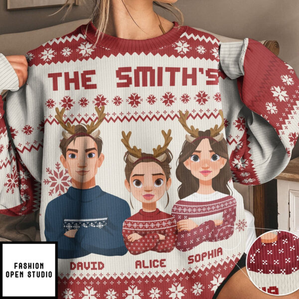 This Is Our Family – Personalized Ugly Sweater