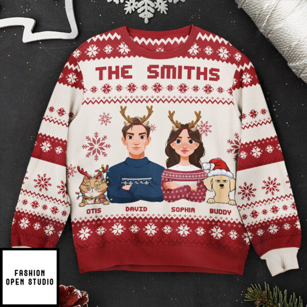 This Is Our Family – Personalized Ugly Sweater