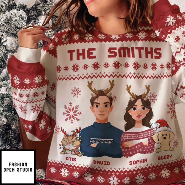 This Is Our Family – Personalized Ugly Sweater