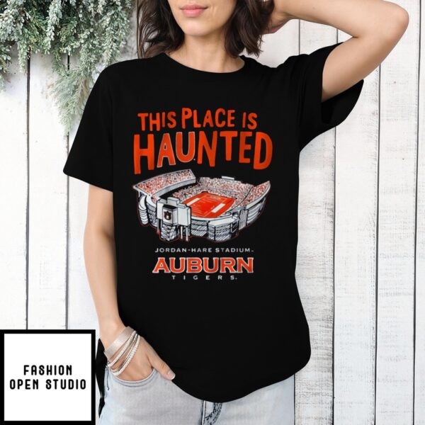 This Place Is Haunted Jordan Hare Stadium Auburn Tigers T-Shirt