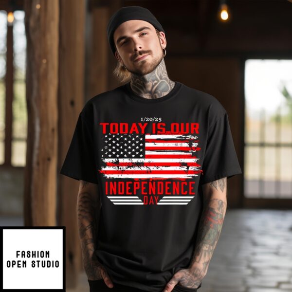 Today Is Our Independence Day Vintage 2024 T-Shirt